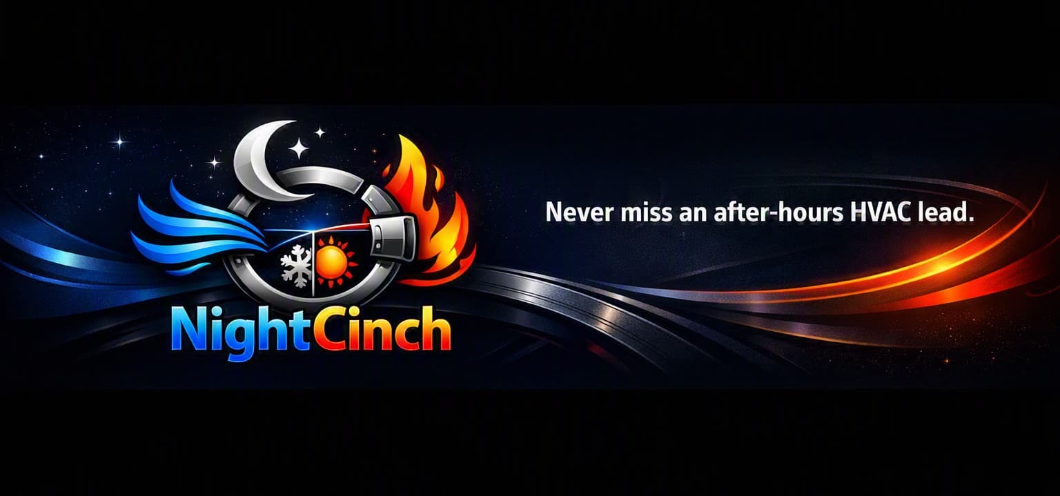 NightCinch banner: Never miss an after-hours HVAC lead.